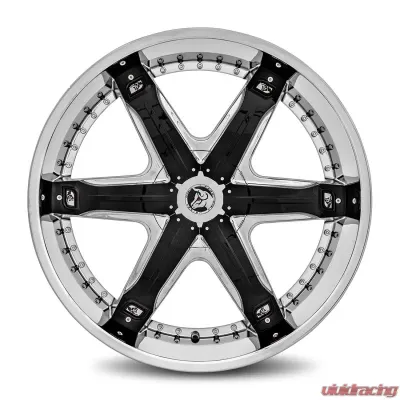 Diablo Fury Wheel 26x10 6x135/139.7 30 87.1 Chrome - FUR-2616D593087